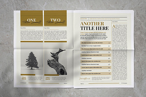 Modern Newspaper Magazine Template