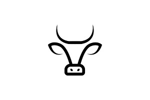 Cow Logo Design, a Branding & Logo Template by Salman Shop