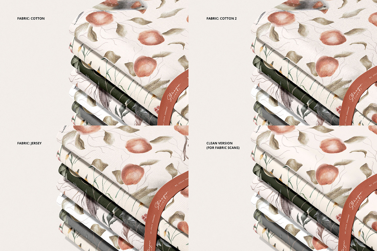 Fabric Stack Mockup (10/FFv.6), a Product Mockup by creatsy5 (Photo 5 of 8)