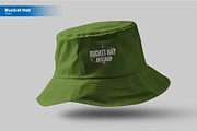 Bucket Hat Mockup, a Hat Mockup by SilverStudio778 (Thumbnail 1 of 4)