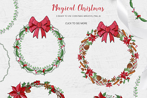 Christmas Wreath Creator And Pattern