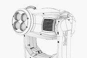 Stage Lighting Collection-14 PCS, an Object 3D Model by akerStudio (Thumbnail 100 of 309)