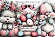 Whimsical Easter Clipart Bundle, an Illustration by GatewayDesign (Thumbnail 1 of 3)
