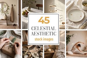 Celestial Aesthetic Stock Photo