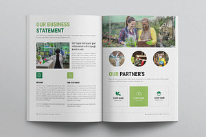 Agriculture Garden Brochure Template