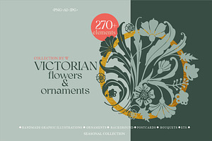 Victorian Flowers & Ornaments