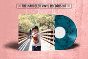20 Marbled Vinyl Records - Mockup, a Product Mockup by this is awsm (Thumbnail 11 of 23)