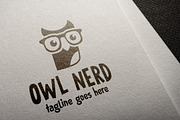 Owl Nerd, a Branding & Logo Template by Xelm (Thumbnail 1 of 5)