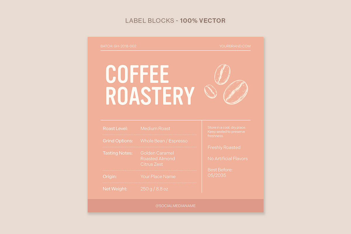 Product Label Template Set, a Brochure Template by BrandPacks (Photo 7 of 14)