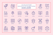 4x Mega Bundle (25% off) Line Icons, an Outline Icon by Made by Made (Thumbnail 8 of 25)