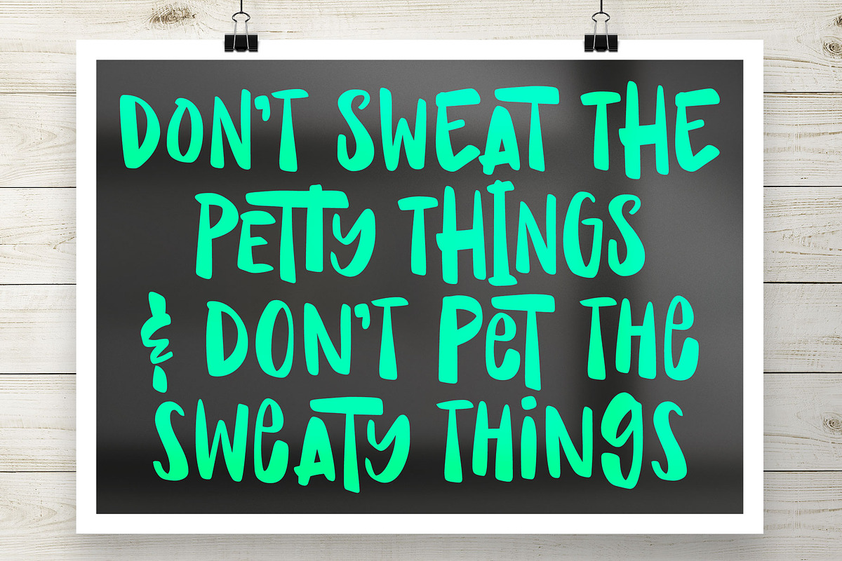 Raisin Rage: a fun & casual font!, a Font by Missy Meyer (Photo 5 of 7)