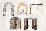 Wedding map creator watercolor, an Illustration by Cocoa studio by Eliza M (Thumbnail 11 of 18)