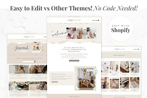 Shopify Theme Nostalgic Neutral