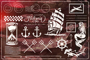 Historia, a Serif Font by Burntilldead (Thumbnail 7 of 8)