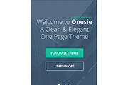 Onesie - One Page PSD Template, a Landing Page Template by Señor Themes (Thumbnail 4 of 5)