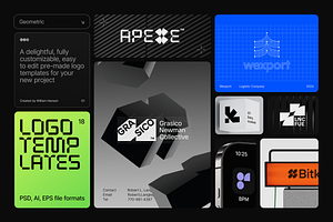 Geometric Logo Kit (Ai/Eps/Psd)