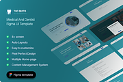 TNC Dento – Dental Figma UI Kit, an UI Kit Template by TNCFlow (Thumbnail 1 of 5)