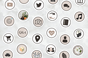 Instagram Boho Highlight Covers, a Social Media Template by PittaFinePrint (Thumbnail 3 of 6)