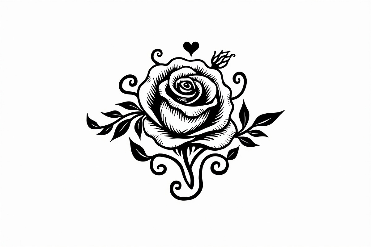 Elegant Rose Flower Bundle, an Illustration by Gfx_Store (Photo 9 of 9)