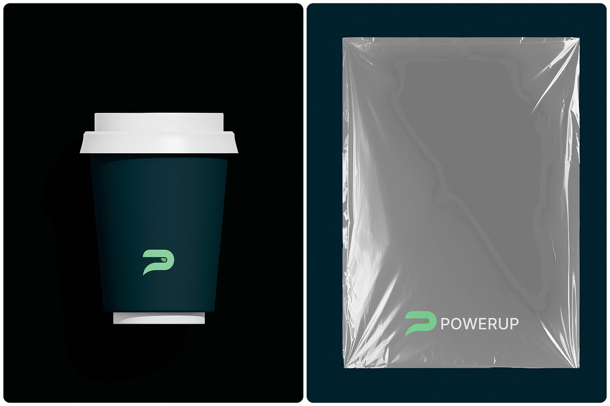 POWERUP|Modern Logo Design preview 7