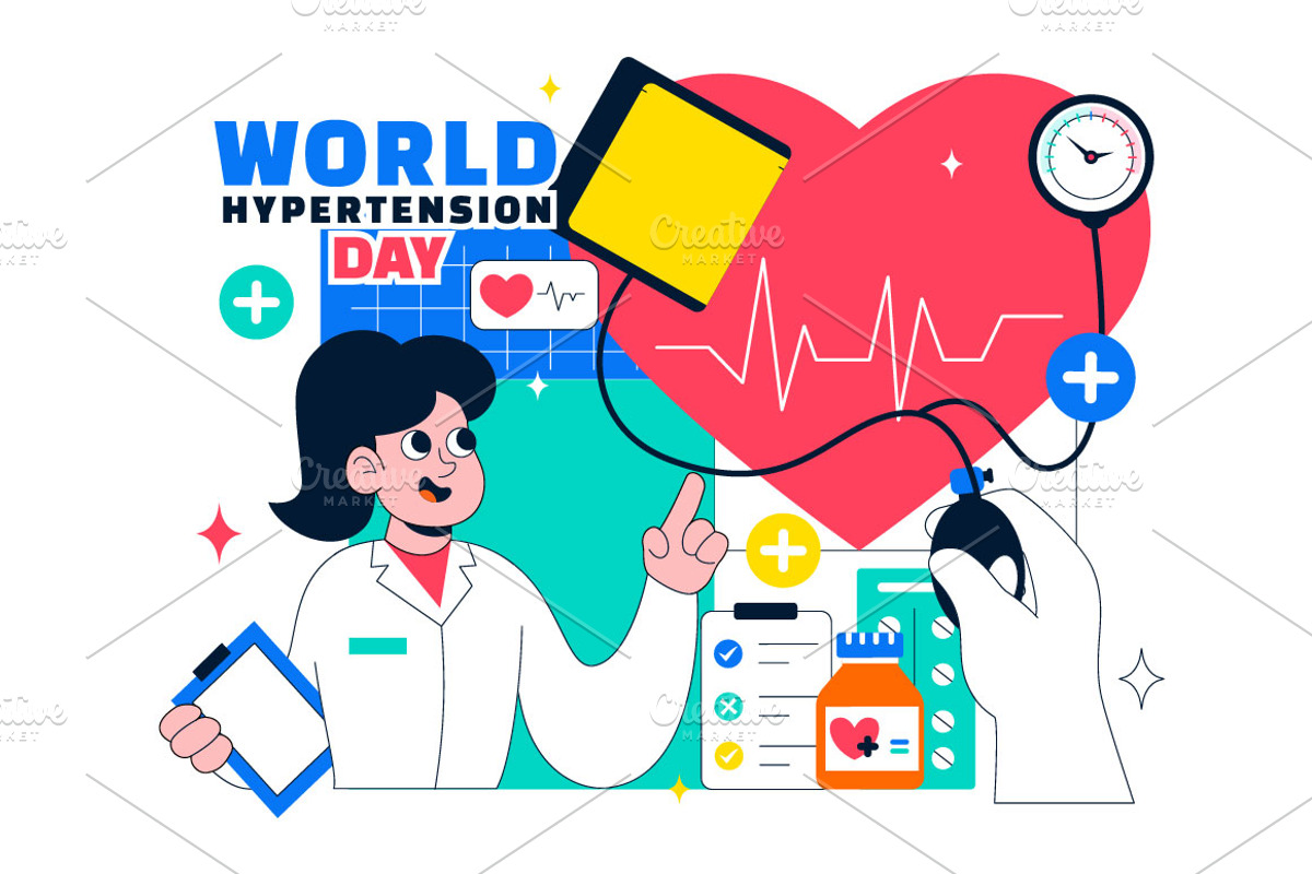 10 World Hypertension Day, a Healthcare Illustration by denayunebgt (Photo 4 of 4)