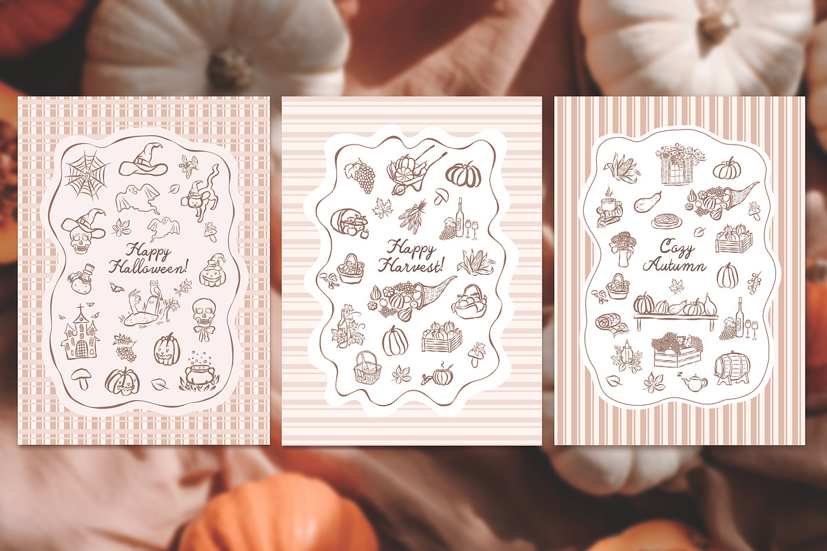 Warm & Whimsy Autumn Hand-Drawn Fall, a Seasonal Illustration by Designwork (Photo 7 of 8)