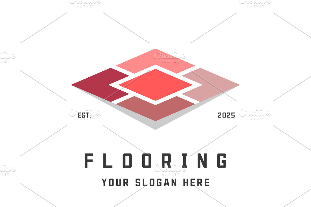 Flooring Decor Logo Icon, a Branding & Logo Template by Morvana Crew