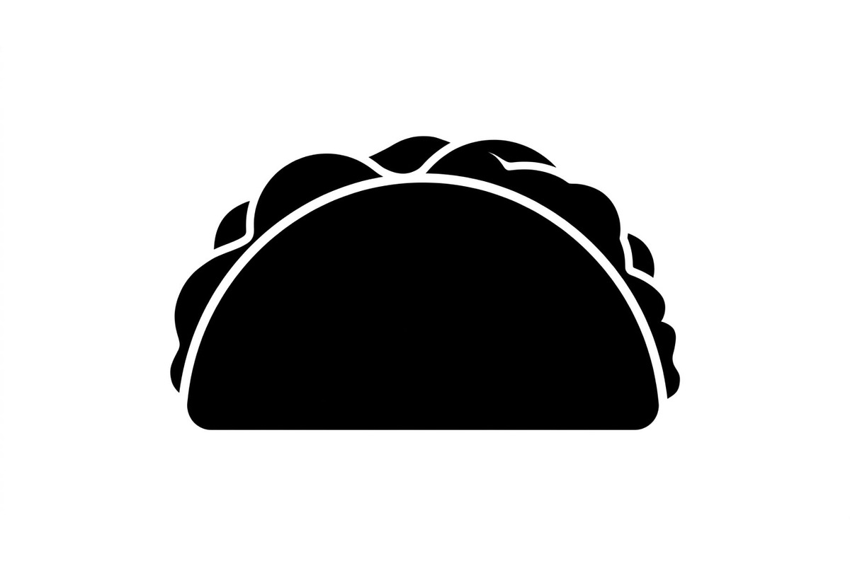 Tasty Taco Silhouette Collection, an Object Graphic by Designs_River (Photo 2 of 3)