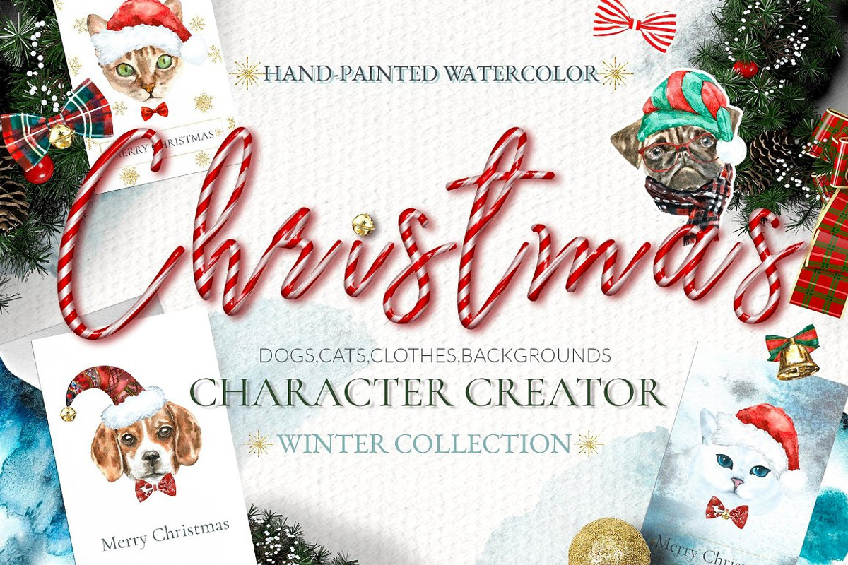 26in1 BUNDLE Watercolor Animal, an Animal Illustration by Catherine Wheel (Photo 12 of 27)