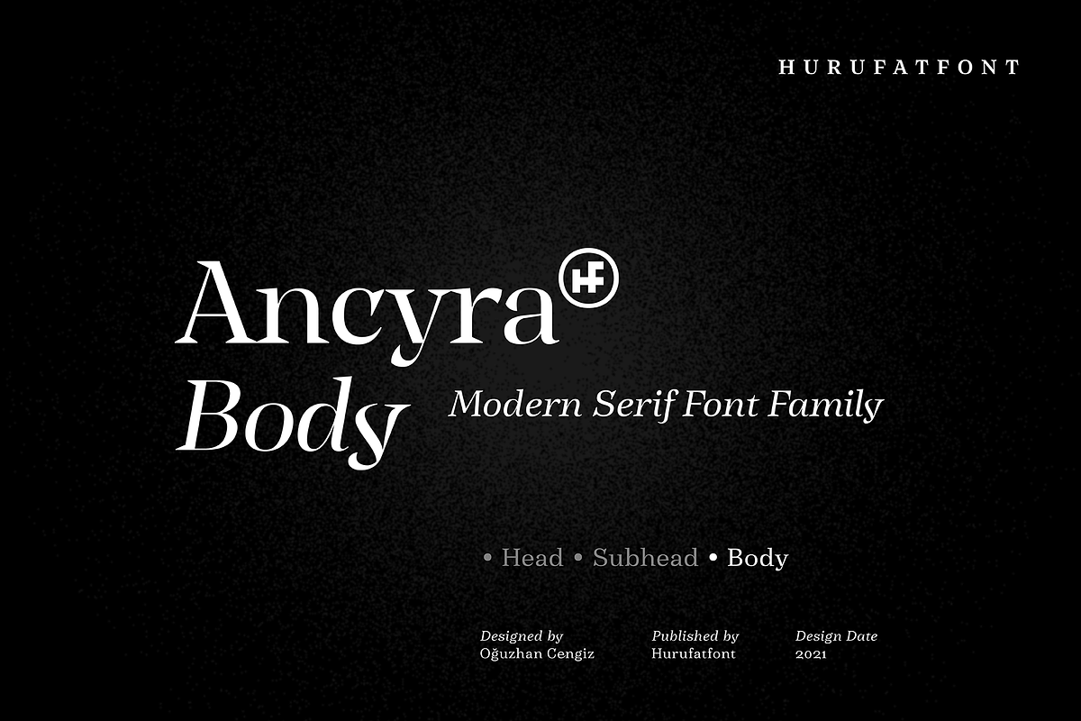 Ancyra Body, a Serif Font by Hurufatfont (Photo 1 of 13)