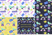 90s vintage set - patterns & clipart, a Texture Illustration by Visual Animal (Thumbnail 2 of 3)