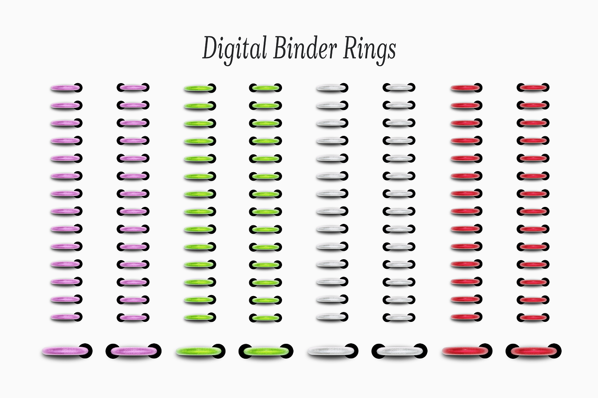 Realistic Digital Binder Rings, an Object Graphic by 3PointsCreative (Photo 2 of 6)