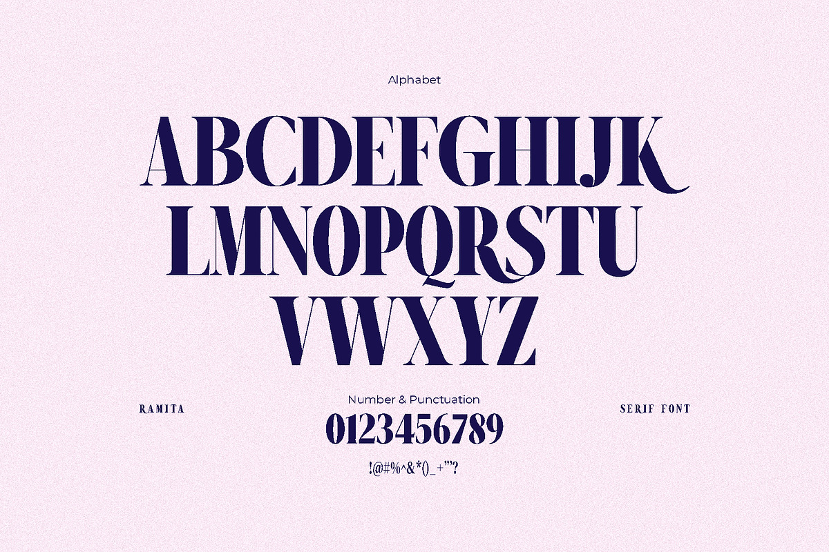 Ramita Elegant Serif Font Typeface, a Serif Font by Graphicxell (Photo 10 of 10)