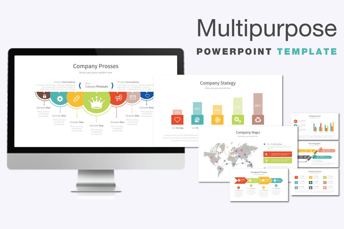 Multipurpose PowerPoint Template, a Presentation Template by Graphicslide (Photo 5 of 5)