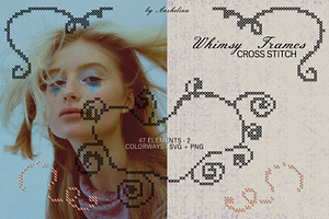 Whimsy Cross Stitch Frames & Borders