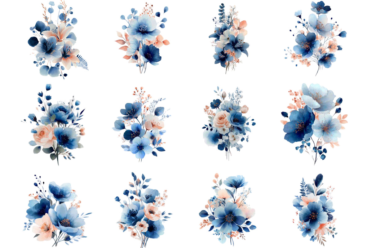 Soft Spring Florals Clipart, an Illustration by Designking (Photo 4 of 5)