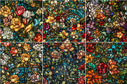 Rosette - Seamless Stained Flowers, a Pattern Graphic by Pixel Perfect Patterns (Thumbnail 11 of 11)