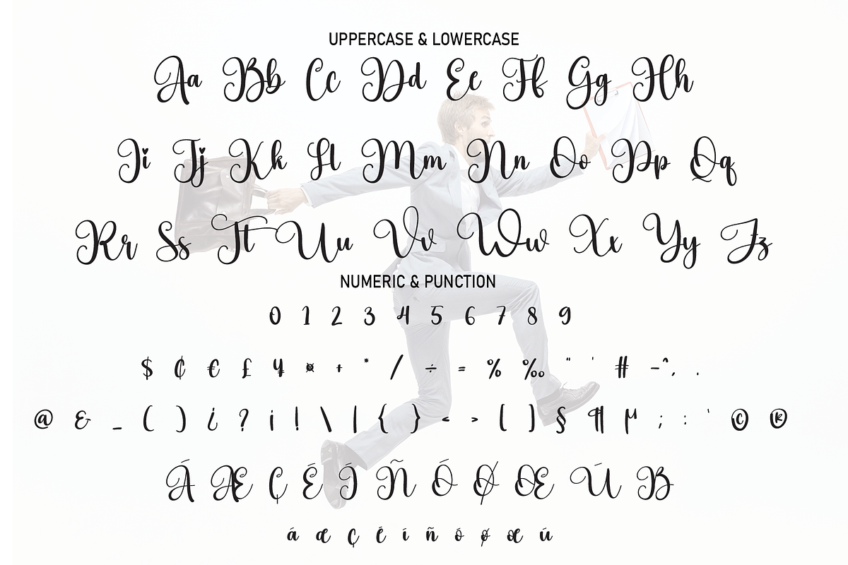 Action | Script Font, a Script Font by Scratchones