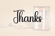 Vintage | Script Font, a Handwritten Font by Scratchones (Thumbnail 8 of 8)