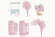 England, London watercolor clipart, an Illustration by Lolytop Studio (Thumbnail 4 of 5)