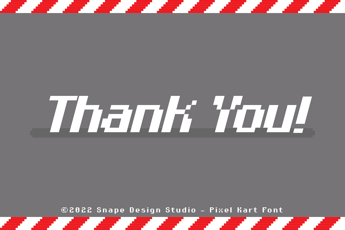 Pixel Kart - Pixel Font, a Font by Snape Design Studio (Photo 4 of 5)