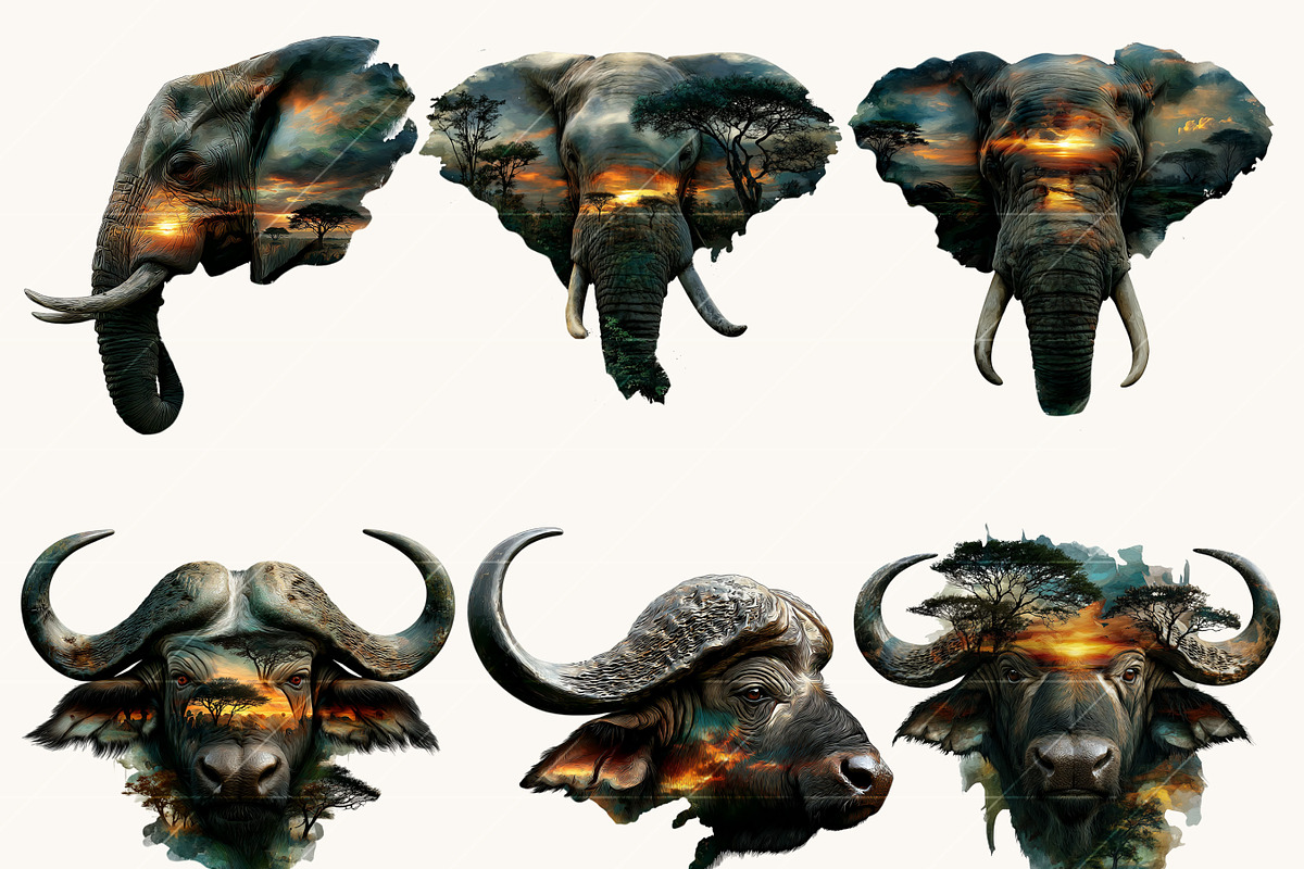 Nature Exposure Animals Clipart, an Animal Illustration by BusyDaydesign (Photo 3 of 9)