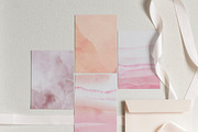 Pink watercolour backgrounds, a Texture Graphic by Katie Lisker (Thumbnail 2 of 4)
