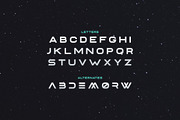 Polaris - Futuristic  Font, a Font by Tugcu Design Co. (Thumbnail 2 of 6)