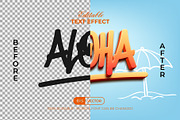 Aloha Summer Text Effect 3D Style, a Layer Style Add-On by Mockmenot (Thumbnail 2 of 2)