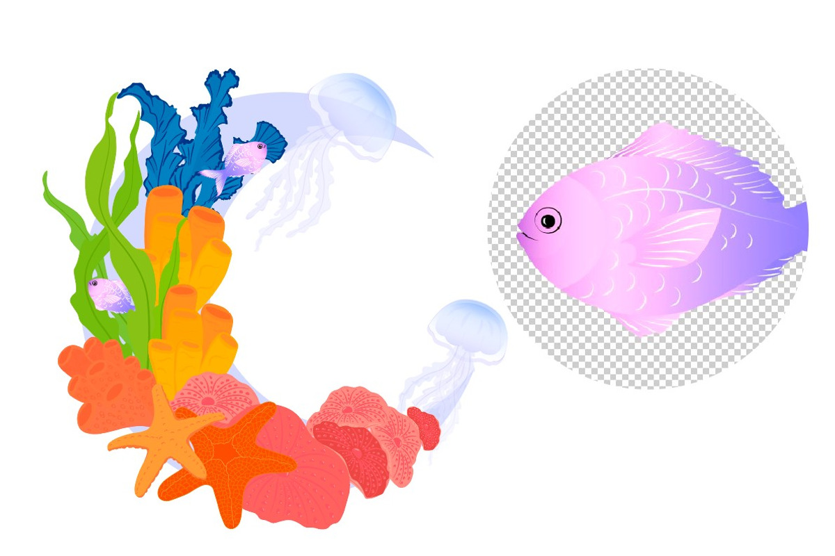 Ocean Sea Collection, a Seasonal Illustration by MariiaVasilenko (Photo 7 of 8)