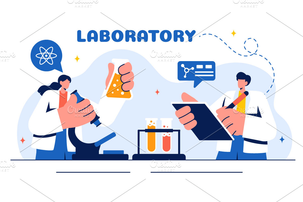 18 Laboratory Science Illustration, a Healthcare Illustration by denayunebgt (Photo 6 of 6)