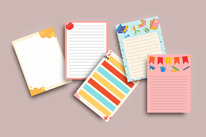 Kids Notebook Page Template