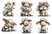 Whimsical Easter Animal Clipart, an Illustration by Daily.Designs (Thumbnail 5 of 8)