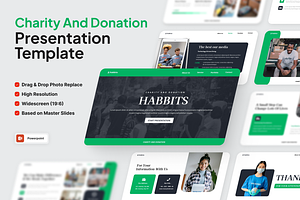 Charity And Donation Power Point, a Presentation Template by SquidPixey